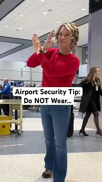 Do Not Wear in Airport Security