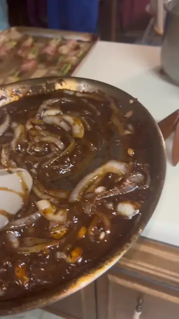 Cooking dinner for my family with my new Titanium Pan from siraatskitchen Steak, Corn, Mashed…