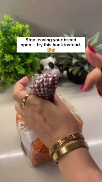 Stop letting your bread go stale because you lost the plastic clip! 🍞🤯 Just twist the top of the…