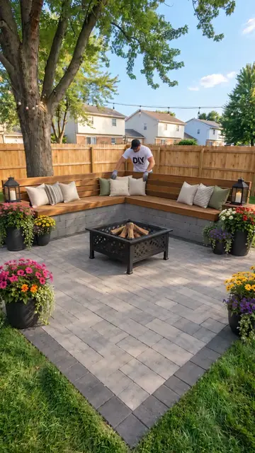Wait Until You See This Dirt Patch Turn Into a Fire Pit Lounge 🔥 https://a.co/d/0cEJ8xtM Turning…