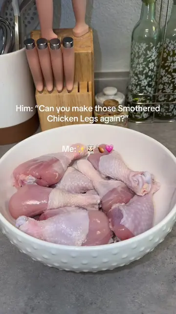 Smothered Chicken Legs over Rice✨🍗😮‍💨 easyrecipes quickmeals lazymeal homecooking dinnerideas…