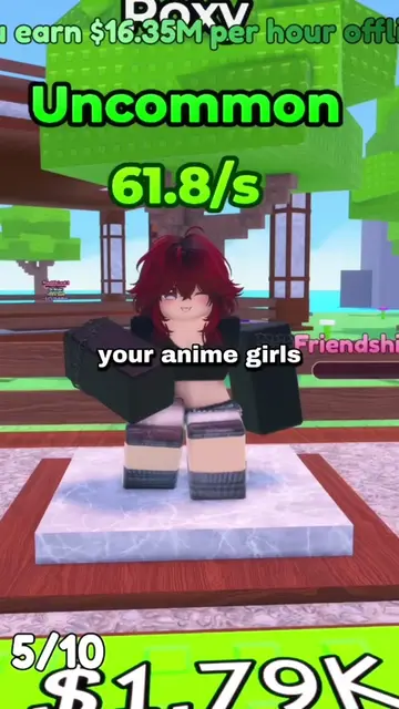 Game name: roll anime girls (Roblox)