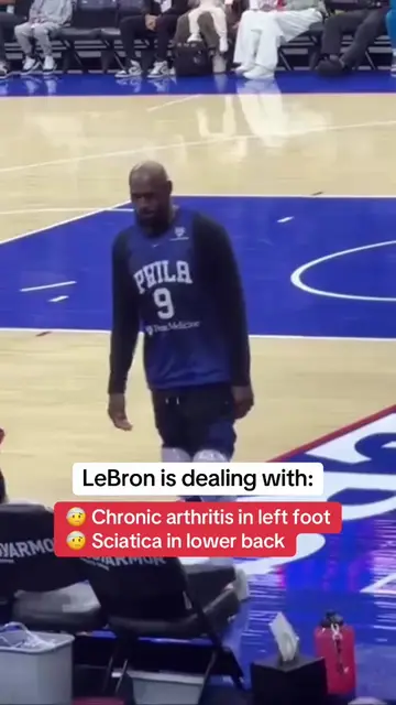 41-year-old LeBron dealing with injuries as he enters his 24th season 💔 (via frankmurphybooks/IG…